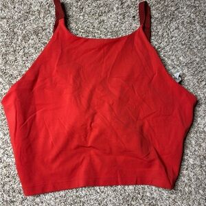 Red Athleta Top